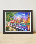 Evening Sunset at Parliament, London - 1200 Piece Jigsaw Puzzle