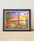 Sunset of Golden Gate Bridge, San Francisco - 1200 Piece Jigsaw Puzzle