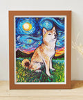 Shiba Inu Night - 1200 Piece Jigsaw Puzzle