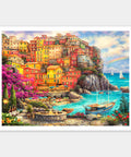 A Beautiful Day at Cinque Terre - 1200 Piece Jigsaw Puzzle