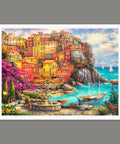 A Beautiful Day at Cinque Terre - 1200 Piece Jigsaw Puzzle