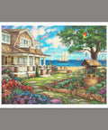 Sea Garden Cottage - 1200 Piece Jigsaw Puzzle