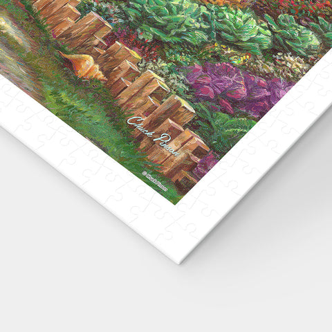 Sea Garden Cottage - 1200 Piece Jigsaw Puzzle