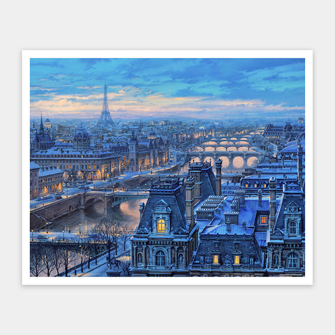 Spanning the Seine - 2000 Piece Jigsaw Puzzle