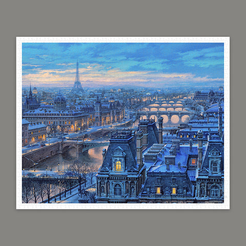 Spanning the Seine - 2000 Piece Jigsaw Puzzle