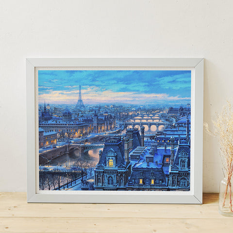 Spanning the Seine - 2000 Piece Jigsaw Puzzle