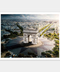 Aerial Photography - Arc De Triomphe, Paris - 1200 Piece Jigsaw Puzzle