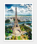 Aerial Photography - Eiffel Tower,Paris - 1200 Piece Jigsaw Puzzle
