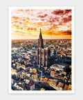 Aerial Photography - Strabourg Cathedral, France - 1200 Piece Jigsaw Puzzle