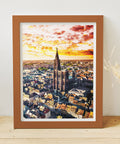 Aerial Photography - Strabourg Cathedral, France - 1200 Piece Jigsaw Puzzle