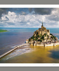 Aerial Photography - Mont Saint Michel Island, France - 1000 Piece Jigsaw Puzzle