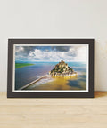 Aerial Photography - Mont Saint Michel Island, France - 1000 Piece Jigsaw Puzzle
