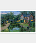 Old House by The Pond - 1000 Piece Jigsaw Puzzle