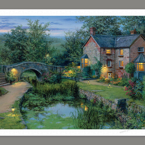 Old House by The Pond - 1000 Piece Jigsaw Puzzle