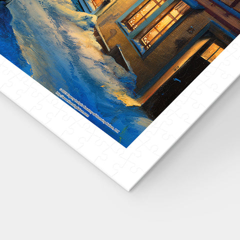 Snowy Rothenburg Winter Night - 1000 Piece Jigsaw Puzzle