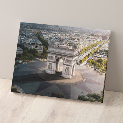 Aerial Photography - Arc De Triomphe, Paris - 366 Piece Jigsaw Puzzle