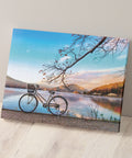 Away from the City - Bicycle by the Serene Lake - 366 Piece Jigsaw Puzzle