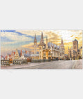 Beautiful Medieval Ghent Over Sunset, Belgium - 253 Piece XS Jigsaw Puzzle