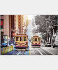 Cable Cars on California Street, San Francisco - 368 Piece XS Jigsaw Puzzle