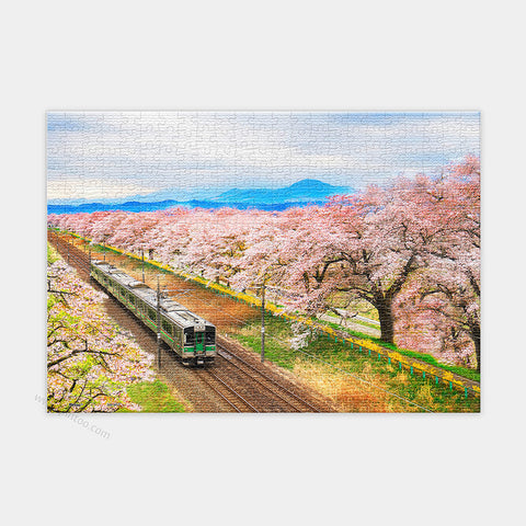 Sakura Tunnel - 368 Piece XS Jigsaw Puzzle