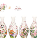 Flowers and Birds - 3D Puzzle Vase Jigsaw Puzzle