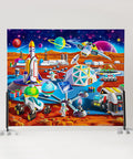 Colorful Spacestation - 120 Piece Junior Jigsaw Puzzle