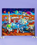 Colorful Spacestation - 120 Piece Junior Jigsaw Puzzle