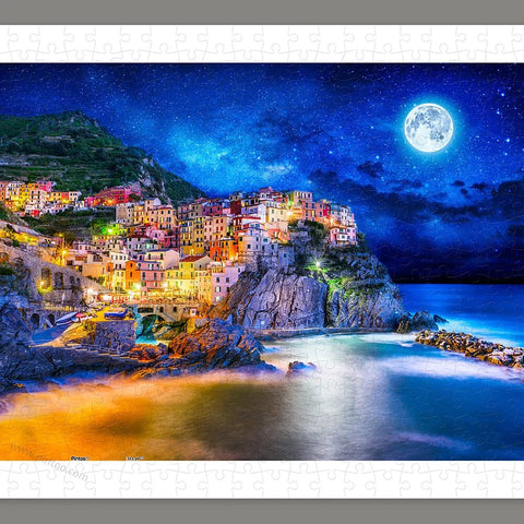 Night Light Series - Three 300 Piece Jigsaw Puzzles