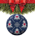 Blue Christmas - 3" Puzzle Ornament