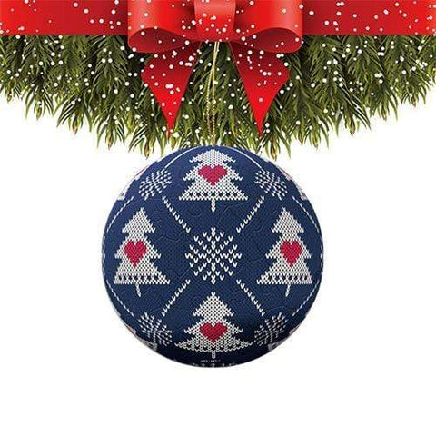 Blue Christmas - 3" Puzzle Ornament