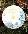 Crystal Snowflakes - 3" Puzzle Ornament