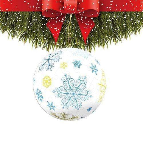 Crystal Snowflakes - 3" Puzzle Ornament