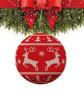 Red Forest - 3" Puzzle Ornament