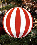 Red & White - 3" Puzzle Ornament