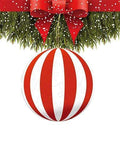 Red & White - 3" Puzzle Ornament