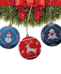 Happy Christmas - 1.57" Puzzle Ornament Combo