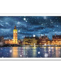 The Thames on a Snowy Night - 1000 Piece Jigsaw Puzzle