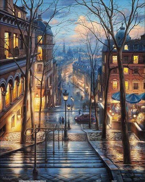 Montmartre Spring - 500 Piece Jigsaw Puzzle