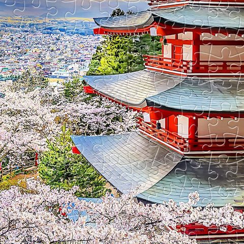 Fuji Sengen Shrine, Japan - 800 Piece Jigsaw Puzzle