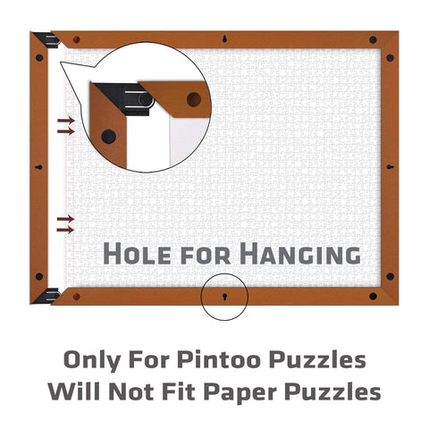 Rosewood Plastic Jigsaw Puzzle Frame (1200pcs)