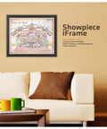 Dark Brown Plastic Jigsaw Puzzle Frame (2000pcs)
