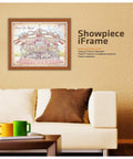 Rosewood Plastic Jigsaw Puzzle Frame (2000pcs)